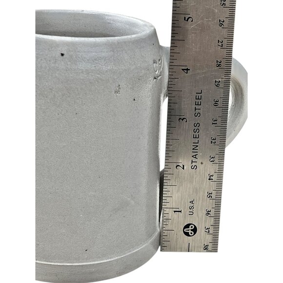 Vintage Bürgerbräu Augsburg Göggingen Stoneware Beer Mug Tankard With Handle 0.5 - Picture 2 of 9